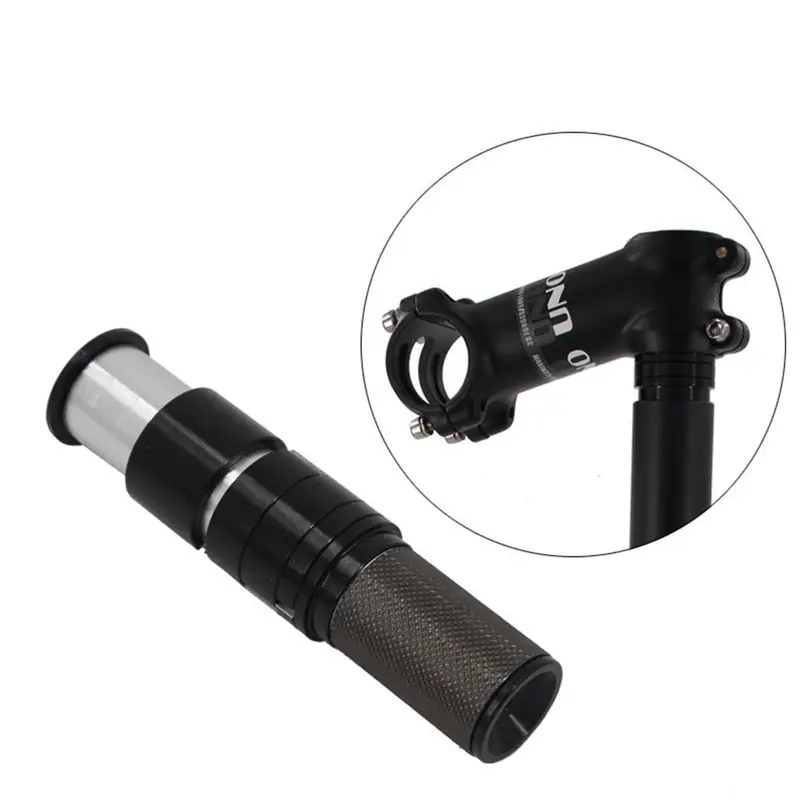 Stem Extender Tube - 自転車フォークステアラーチューブエクステンダーアダプター 28.6mm ハンドルバー高さ増加 ヘッドセットスペーサー ライザー MTB