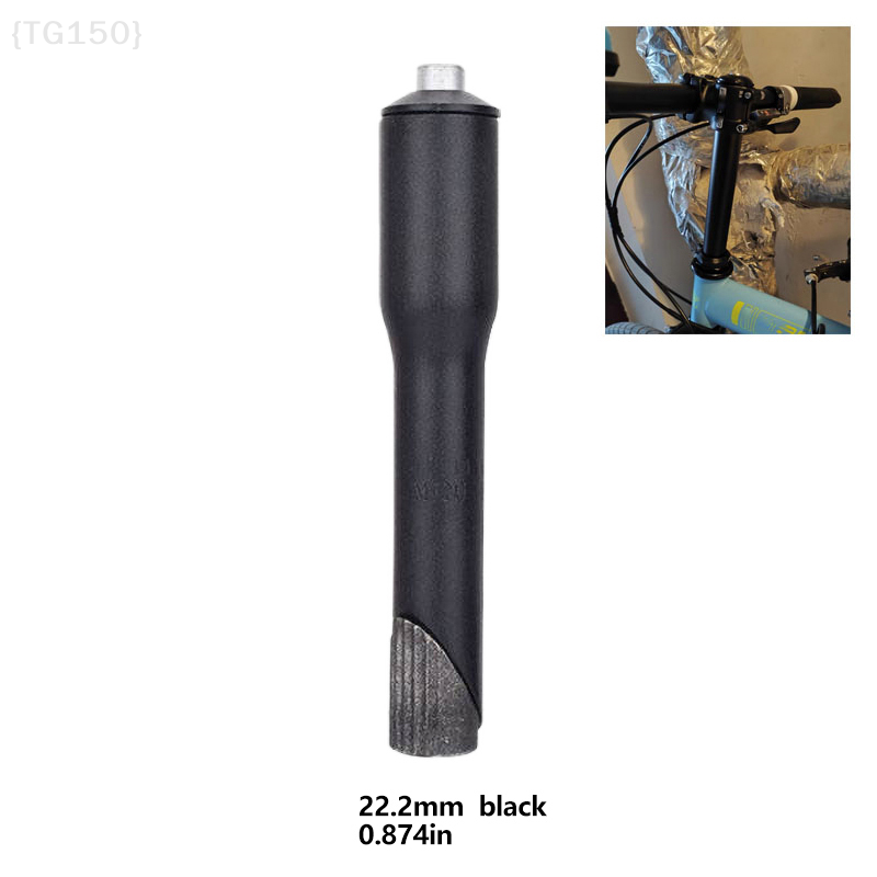 Stem Extender Tube - 22.2mm バイクステムエクステンダー、1-1/8インチスレッドレスステアラー用アルミニウムライザーアダプター、ロードMTBパーツ