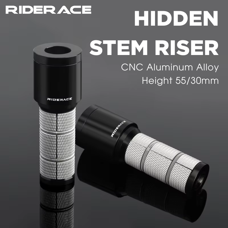 Stem Extender Tube - 自転車ステムエクステンダー 高さ調整ライザー アルミ合金製 フォークステム延長アダプター MTB ロードバイク用