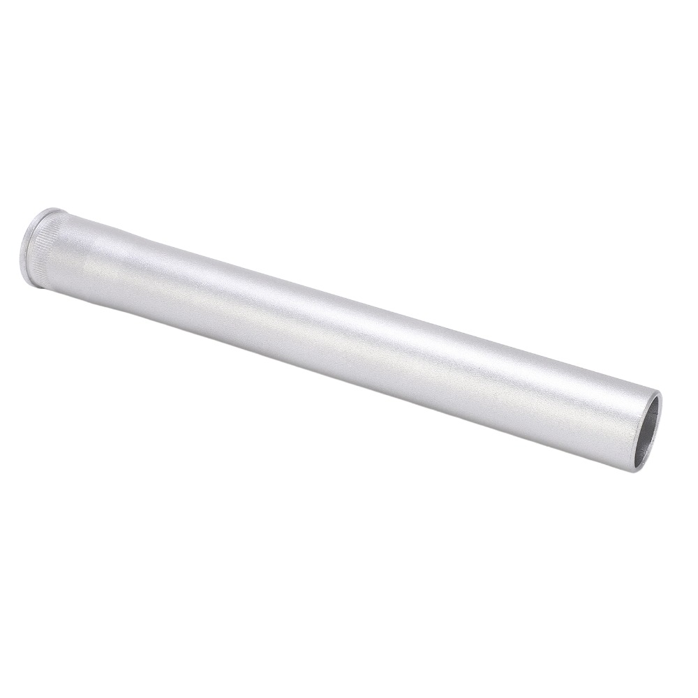 Stem Extender Tube - アルミ合金バイクフロントフォークエクステンションヘッドチューブ 28.6 ミリメートル直径ストレートパイプヘッドチューブエクステンションシルバーフォークステムエクステンダー