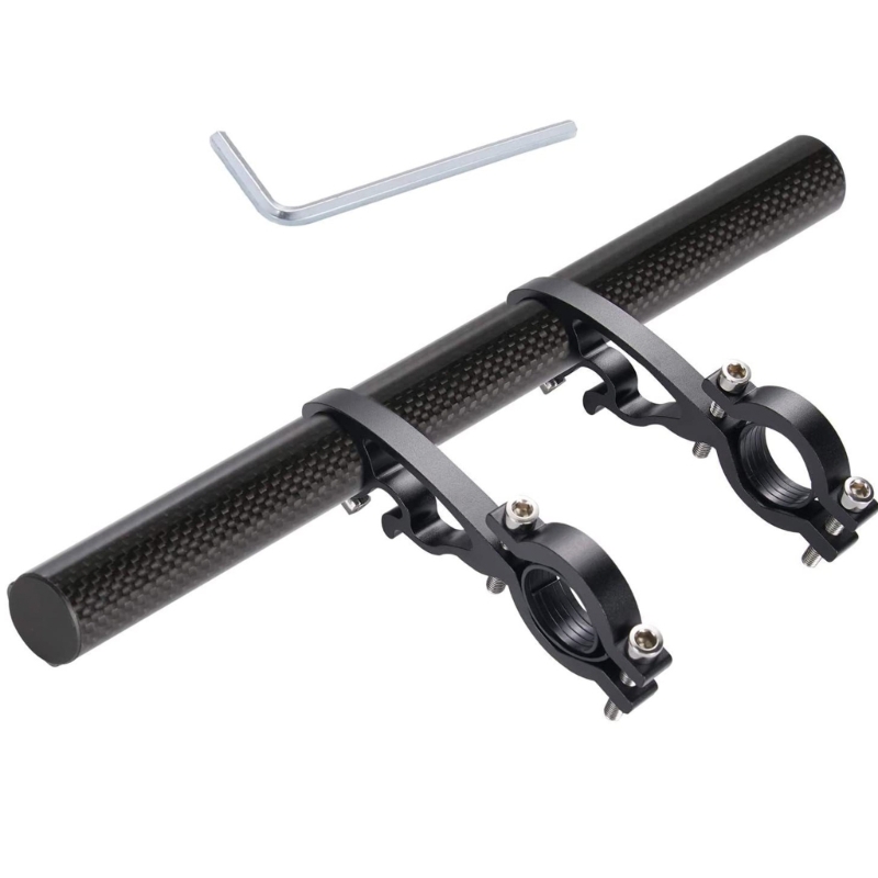 Stem Extender Tube - Y1UCロードバイクハンドルバー拡張ダブルハンドルバー拡張マウントホルダー自転車ステムチューブエクステンションサイクリングアクセサリー