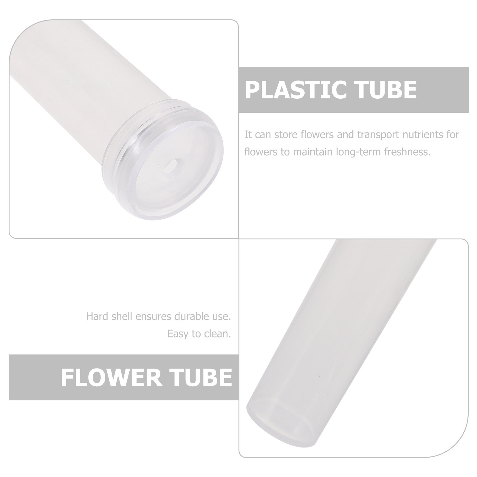100本入りプラスチック製フラワーウォーターチューブ、生花用 - Longs Florist Supply のレビューと価格