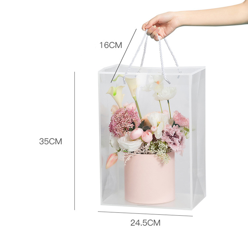 Transparent Tote Bag Flower Bo - Longs Florist Supply のレビューと価格