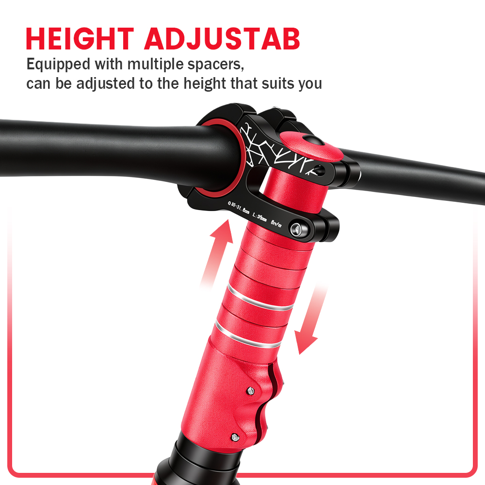 調整可能な自転車ステムエクステンダー、120/155/185 - Stem Extender Tube のレビューと価格
