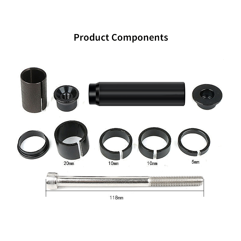 自転車フォークステアラーチューブエクステンダーアダプター 2 - Stem Extender Tube のレビューと価格