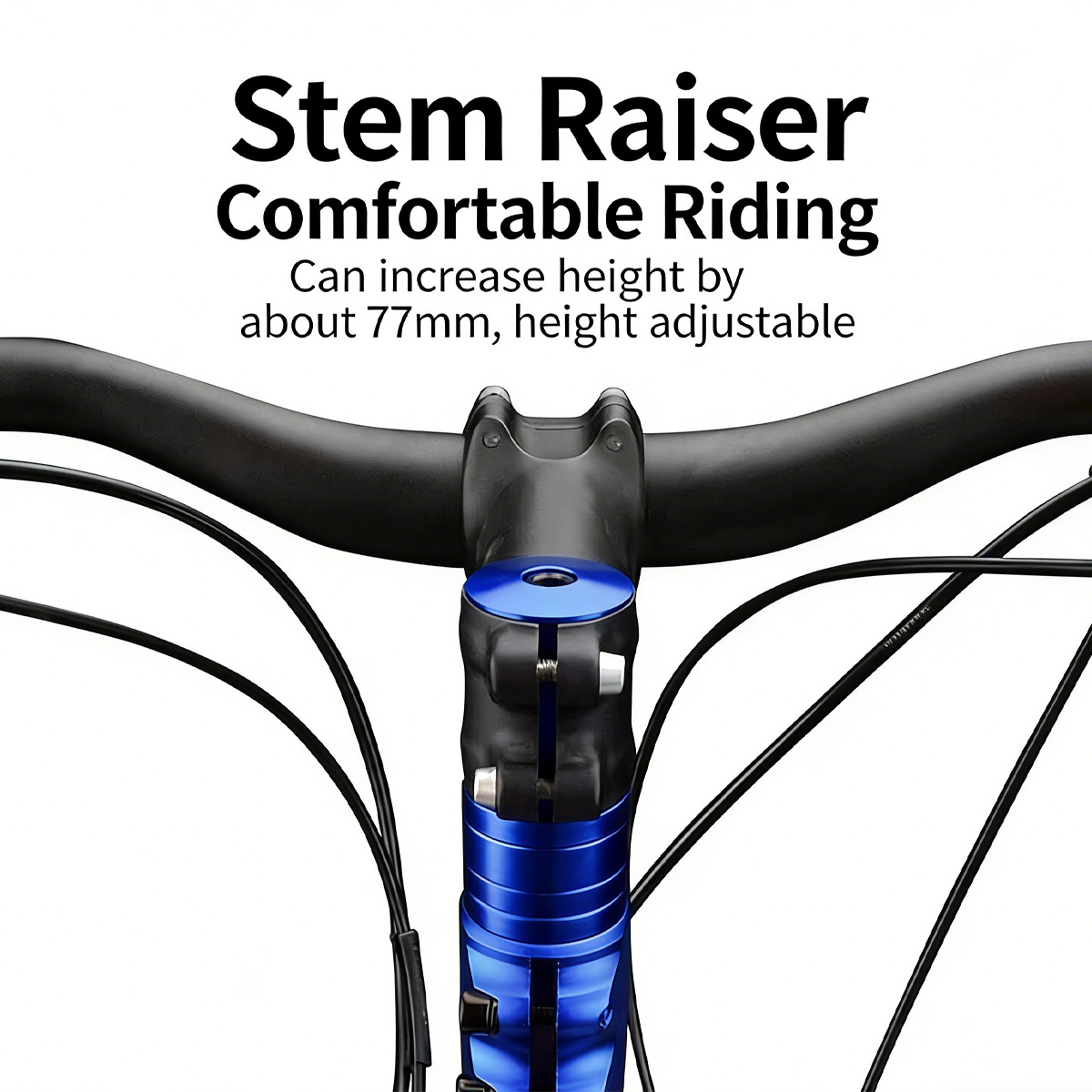 1pc 自転車ステムライザーヘッドチューブエクステンダーマウ - Stem Extender Tube のレビューと価格
