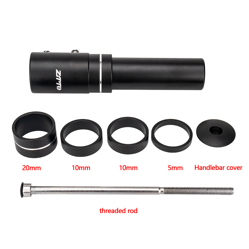Ztto-自転車用ハンドルバーライザー,高さエクステンダー, - Stem Extender Tube のレビューと価格