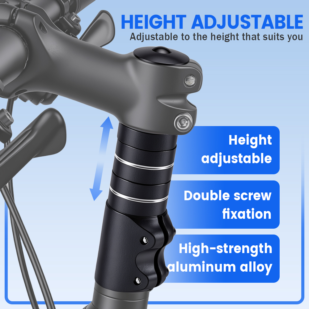 バイクステムフォークエクステンダーハンドルバー高さ延長ライザ - Stem Extender Tube のレビューと価格