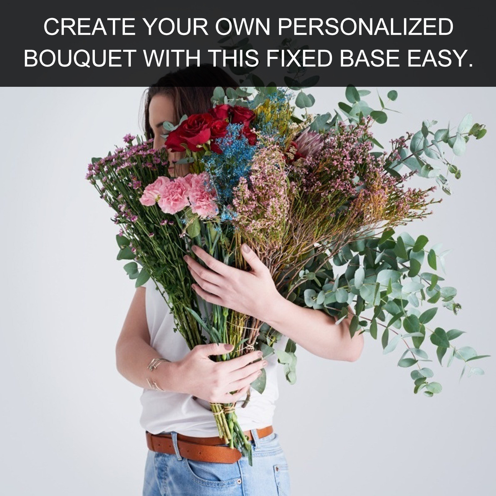 10 個のプラスチック花束ベース DIY フラワーアレンジメ - Florist Supply Shop のレビューと価格