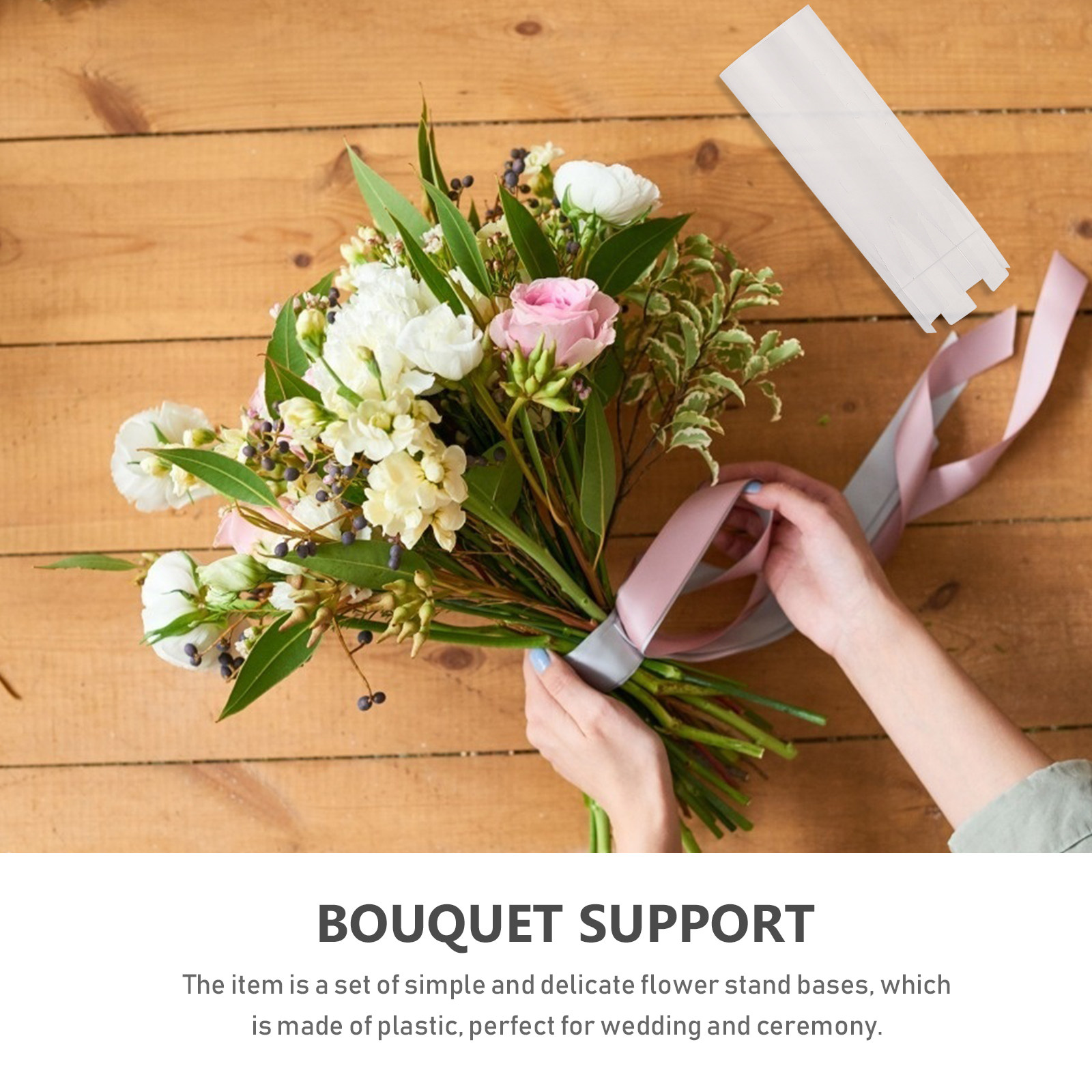 10 個のプラスチック花束ベース DIY フラワーアレンジメ - Florist Supply Shop のレビューと価格