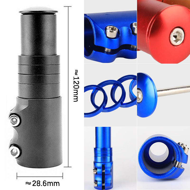 アルミ合金自転車フロントフォークチューブハイトナー、mtbロ - Stem Extender Tube のレビューと価格
